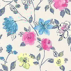 Galerie Wallcoverings Product Code 11141201 - Floral Dance Wallpaper Collection -   