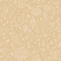 Galerie Wallcoverings Product Code 14808 - Little Explorers 2 Wallpaper Collection - Yellow Colours - Bring your children's walls to life with this cute, fun and quirky forest kingdom wallpaper by Galerie. Featuring an array of cute animals including snails, bears and bunnies, this washable wallprint gives off a harmonious vibe and is perfect for using in nurseries, toddlers and kids bedrooms or even as a print for anyone with a youthful outlook on life! Design