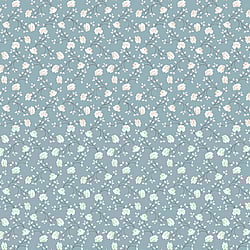 Galerie Wallcoverings Product Code 1905-1 - Spring Blossom Wallpaper Collection - Cream Blue Charcoal Colours - PETIT FLOWERS Design