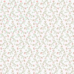 Galerie Wallcoverings Product Code 1905-5 - Spring Blossom Wallpaper Collection - Pink Green White Colours - PETIT FLOWERS Design