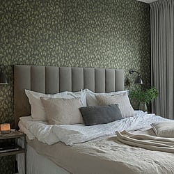 Galerie Wallcoverings Product Code 20108 - Ester Wallpaper Collection - Dark green Colours -  