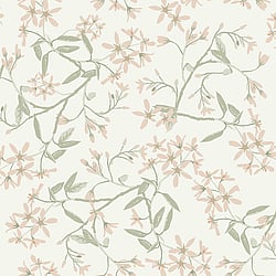 Galerie Wallcoverings Product Code 20111 - Ester Wallpaper Collection - Pink green Colours -  