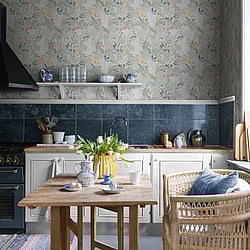 Galerie Wallcoverings Product Code 22005 - Fagring Wallpaper Collection - Blue/green Colours - Brittsommar Design