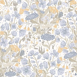 Galerie Wallcoverings Product Code 22010 - Fagring Wallpaper Collection - Blue Colours - Hava Design