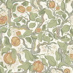 Galerie Wallcoverings Product Code 22026 - Fagring Wallpaper Collection - Dark green Colours - Kart Design