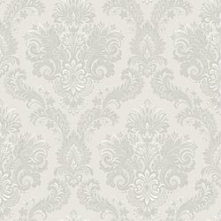 Galerie Wallcoverings Product Code 28821 - Italian Style Wallpaper Collection - Silver Grey Colours - DAMASCO CAIRO Design