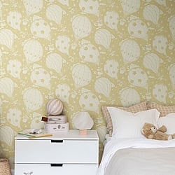 Galerie Wallcoverings Product Code 29002 - Resan Wallpaper Collection - Yellow Colours - Ballongerna Design