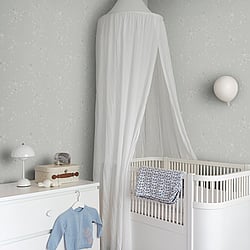 Galerie Wallcoverings Product Code 29019 - Resan Wallpaper Collection - Grey Colours - Stjärnhimlen Design