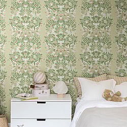 Galerie Wallcoverings Product Code 29026 - Resan Wallpaper Collection - Light green Colours - Cirkus Design