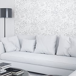 Galerie Wallcoverings Product Code 33952 - Eden Wallpaper Collection -  Floral Texture Design