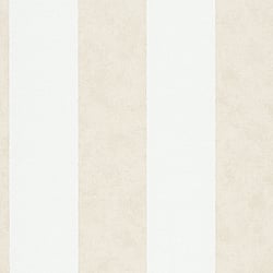 Galerie Wallcoverings Product Code 34413 - Flora Wallpaper Collection - White, Beige Colours - Thick Stripe Design