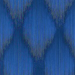 Galerie Wallcoverings Product Code 35808 - Fashion Icon Wallpaper Collection - Blue Colours - Stripes Design