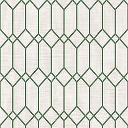 Galerie Wallcoverings Product Code 3735 - Tendenza Wallpaper Collection - Green Colours - Hexagon Trellis Design