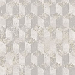 Galerie Wallcoverings Product Code 3759 - Tendenza Wallpaper Collection - Dark Grey Colours - Cube Motif Design