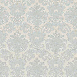Galerie Wallcoverings Product Code 3936 - Italian Damasks 3 Wallpaper Collection - Blue Beige Cream Colours - Damask Design