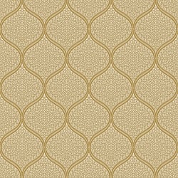 Galerie Wallcoverings Product Code 3952 - Italian Damasks 3 Wallpaper Collection - Gold Colours - Floral Trellis Design