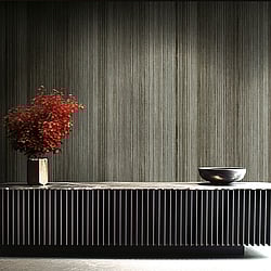 Galerie Wallcoverings Product Code 43859 - Structura Wallpaper Collection - Black Colours - VERTICALE ISTINTO Design