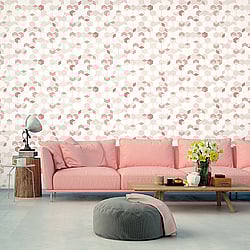 Galerie Wallcoverings Product Code 51183903 - Skandinavia 2 Wallpaper Collection - Pink Colours - Pink Skandi Blocks Design