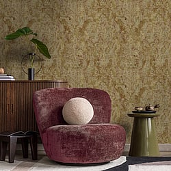 Galerie Wallcoverings Product Code 81421 - Cerra Wallpaper Collection - Olive Colours -  