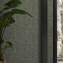 Galerie Wallcoverings Product Code 91951 - Vault Wallpaper Collection - Purple, Green, Gold Colours - Feathers Design