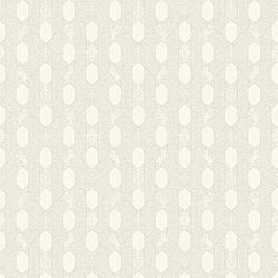 Galerie Wallcoverings Product Code AC60020 - Absolutely Chic Wallpaper Collection - Cream Grey Metallic Colours - Art Deco Style Geometric Motif Design