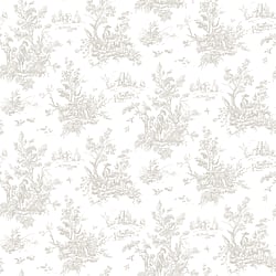 Galerie Wallcoverings Product Code AF37704 - Abby Rose 4 Wallpaper Collection - Taupe Colours - Toile Design