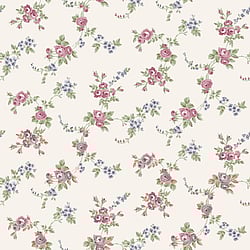 Galerie Wallcoverings Product Code AF37707 - Abby Rose 4 Wallpaper Collection - Plum Grey Blue Colours - Chic Rose Design