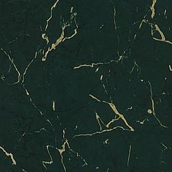 Galerie Wallcoverings Product Code BB51158 - Bricks And More Wallpaper Collection - Green Metallic Colours - Luxurious Marble Motif Design