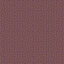 Galerie Wallcoverings Product Code BO23080 - Luxe Wallpaper Collection - Red Rose Gold Colours - Greek Key Design