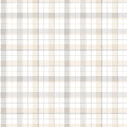 Galerie Wallcoverings Product Code CK36627 - Kitchen Style 3 Wallpaper Collection - Grey Beige Colours - Textured Plaid Design