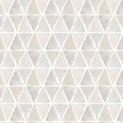 Galerie Wallcoverings Product Code CK36637 - Kitchen Style 3 Wallpaper Collection - Grey Beige Colours - Geo Triangles Design