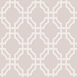 Galerie Wallcoverings Product Code DA23261 - Luxe Wallpaper Collection - White Grey Colours - Luxe Trellis Design