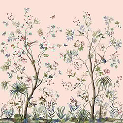 Galerie Wallcoverings Product Code DB31401M - Daisy Bennett Wallpaper Collection - Pinks Colours - Charleston Garden Mural Design