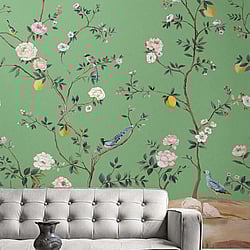 Galerie Wallcoverings Product Code DB31804M - Daisy Bennett Wallpaper Collection - Greens Colours - Blossom Mural Design