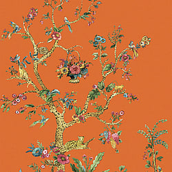 Galerie Wallcoverings Product Code DB31906M - Daisy Bennett Wallpaper Collection - Oranges Colours - Tanzania Tree of Life Mural Design
