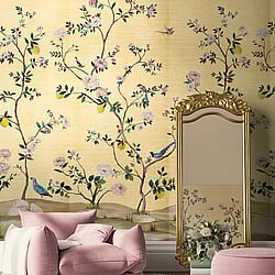 Galerie Wallcoverings Product Code DB32806M - Daisy Bennett Wallpaper Collection - Golds Colours - Blossom Mural Design