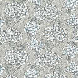 Galerie Wallcoverings Product Code ET12005 - Arts and Crafts Wallpaper Collection - Taupe Beige White Colours - Floral Vine Design