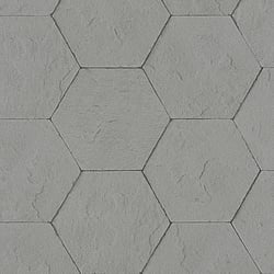 Galerie Wallcoverings Product Code EX31015 - Exposed Wallpaper Collection - Grey Colours - Hexagonal Block Design