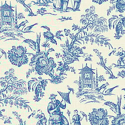 Galerie Wallcoverings Product Code FC61812 - French Country Wallpaper Collection - China Blue Colours -  Chinois Design