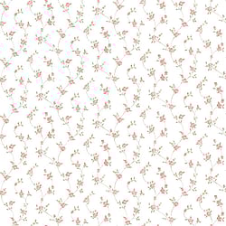 Galerie Wallcoverings Product Code G23286 - Floral Themes Wallpaper Collection - Red Colours - Petite Floral Trail Design