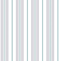 Galerie Wallcoverings Product Code G23310 - Deauville 2 Wallpaper Collection - Green Grey White Colours - Two Colour Stripe Design