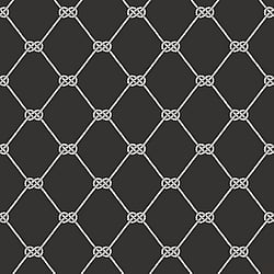Galerie Wallcoverings Product Code G23343 - Deauville 2 Wallpaper Collection - Black White Colours - Nautical Rope Design