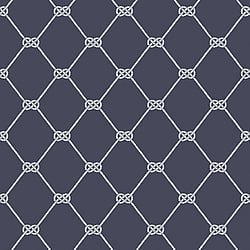 Galerie Wallcoverings Product Code G23346 - Deauville 2 Wallpaper Collection - Navy Blue White Colours - Nautical Rope Design