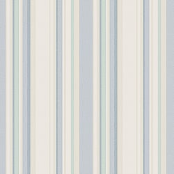 Galerie Wallcoverings Product Code G34107 - Country Cottage Wallpaper Collection - Blue Green Beige Colours - Multi Stripe Design