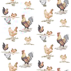 Galerie Wallcoverings Product Code G45415 - Just Kitchens Wallpaper Collection - Black Red Beige Colours - Free Range Design