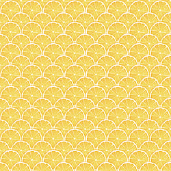 Galerie Wallcoverings Product Code G45438 - Just Kitchens Wallpaper Collection - Yellow Colours - Lemon Scallop Design