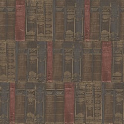 Galerie Wallcoverings Product Code G56132 - Memories 2 Wallpaper Collection - Brown Colours - Library Books Design