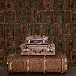 Galerie Wallcoverings Product Code G56132 - Memories 2 Wallpaper Collection - Brown Colours - Library Books Design