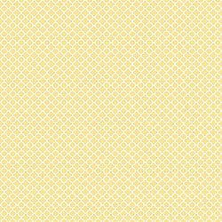 Galerie Wallcoverings Product Code G56665 - Small Prints Wallpaper Collection - Yellow White Colours - Medallion Design