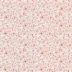 Galerie Wallcoverings Product Code G56666 - Small Prints Wallpaper Collection - Pink Brown Red Cream Colours - Mini Mod Floral Design